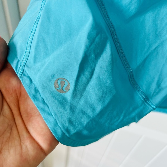 Lululemon. Lightweight, rounded hem. Light blue. Size 8. Loose fit. Tag removed. - Picture 3 of 4